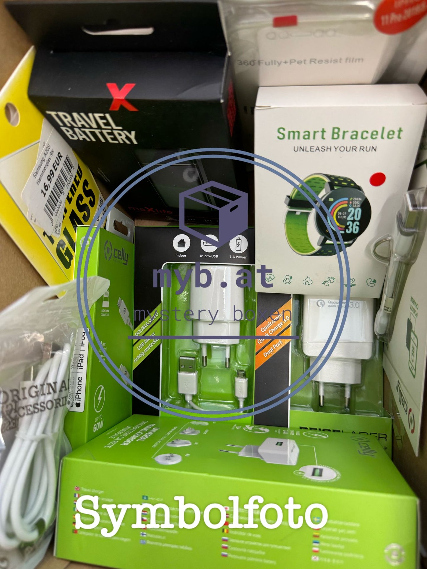 Mystery Box - Secret Box - Secret Packs - MIX 1 - Smartwatch und mehr technik ca 150,- Warenwert